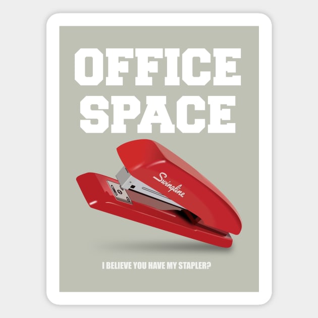 Office Space - Alternative Movie Poster Magnet by MoviePosterBoy